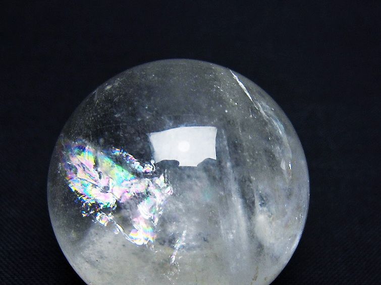 ヒマラヤ水晶丸玉 35mm [t91-9236] 2枚目