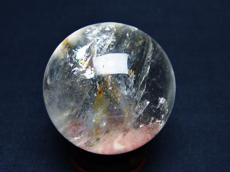 ヒマラヤ水晶丸玉 35mm [t91-9251] 3枚目
