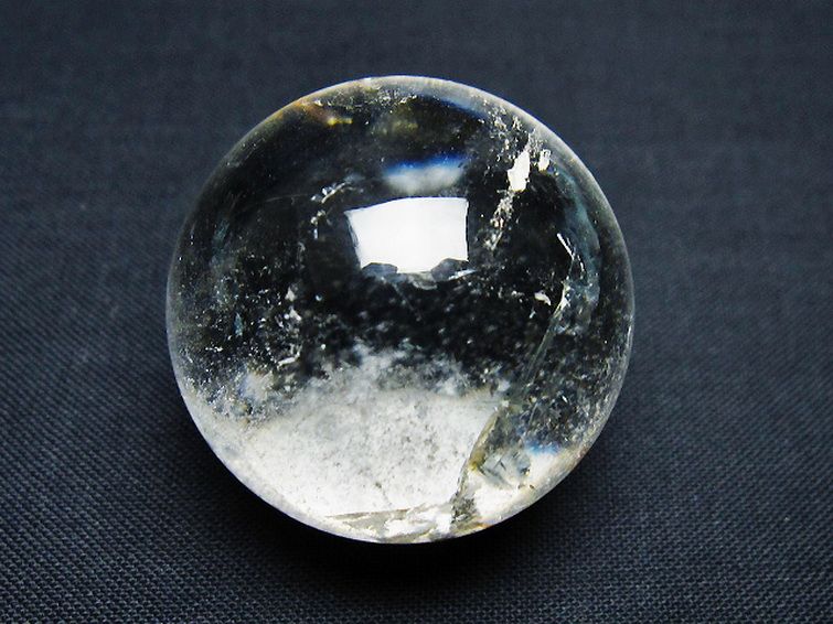 ヒマラヤ水晶丸玉 33mm [t91-9272] 1枚目