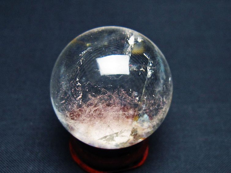 ヒマラヤ水晶丸玉 33mm [t91-9272] 3枚目