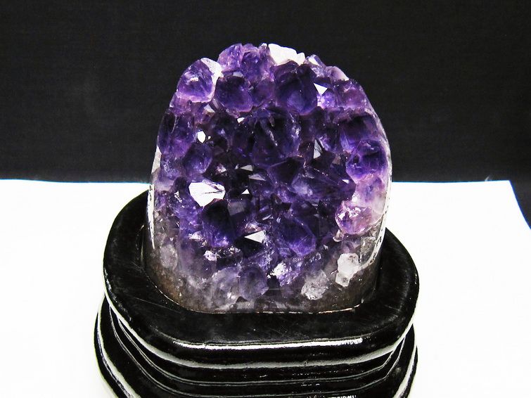 ウルグアイ産ファントムアメジストクラスター[T95-11618] 1枚目