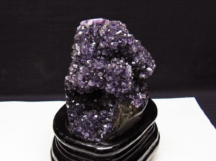 ウルグアイ産 フラワーアメジストクラスター [t95-11631] 1枚目