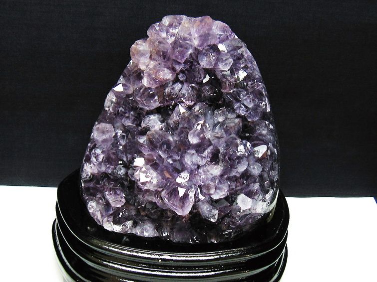 1.4Kgウルグアイ産 フラワーアメジストクラスター [t95-11824] 1枚目