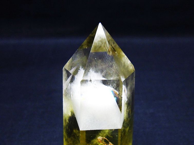 シトリン水晶スーパーファントム六角柱 [t98-2377] 2枚目