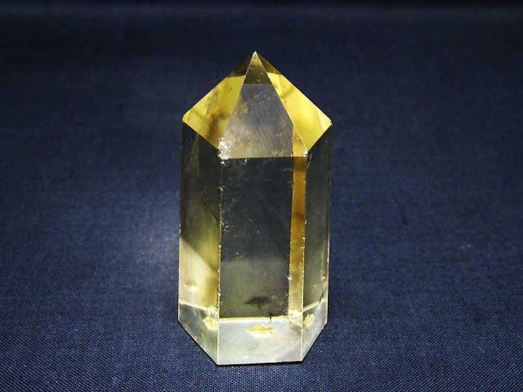 シトリン水晶スーパーファントム六角柱 [t98-2417] 1枚目