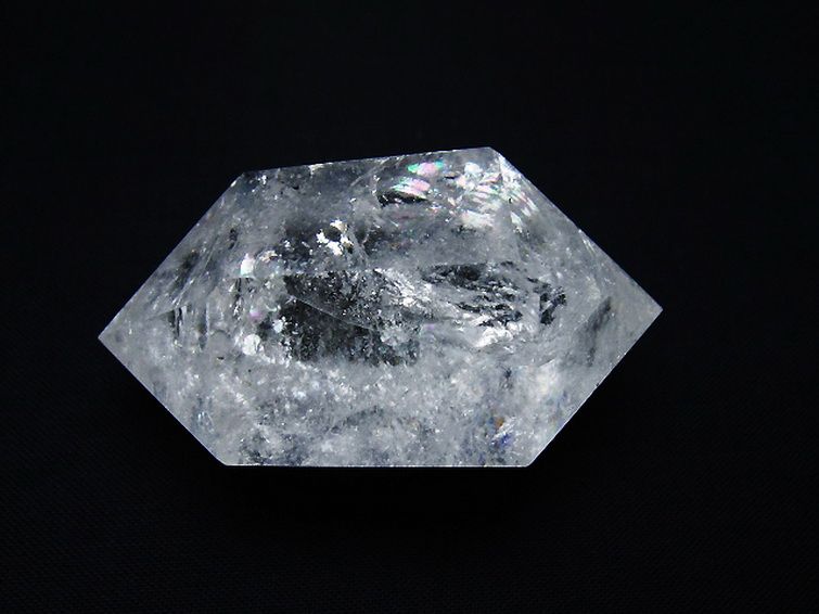 虹入りヒマラヤ水晶ダブルポイント [t98-2507] 3枚目