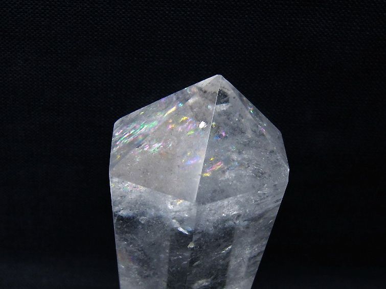 虹入りヒマラヤ水晶ダブルポイント [t98-2514] 1枚目