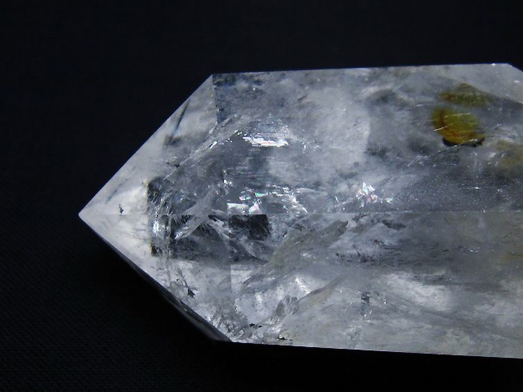 虹入りヒマラヤ水晶ダブルポイント [t98-2605] 2枚目