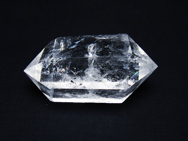 虹入りヒマラヤ水晶ダブルポイント [t98-2684] 3枚目