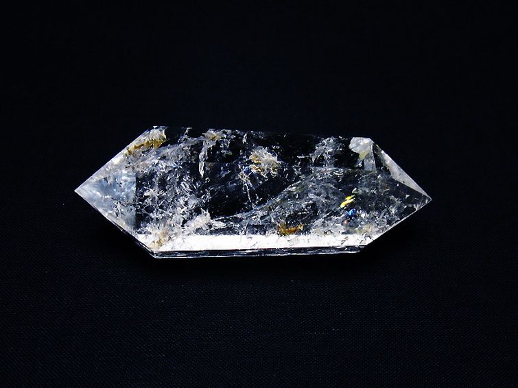 虹入りヒマラヤ水晶ダブルポイント [t98-2729] 3枚目