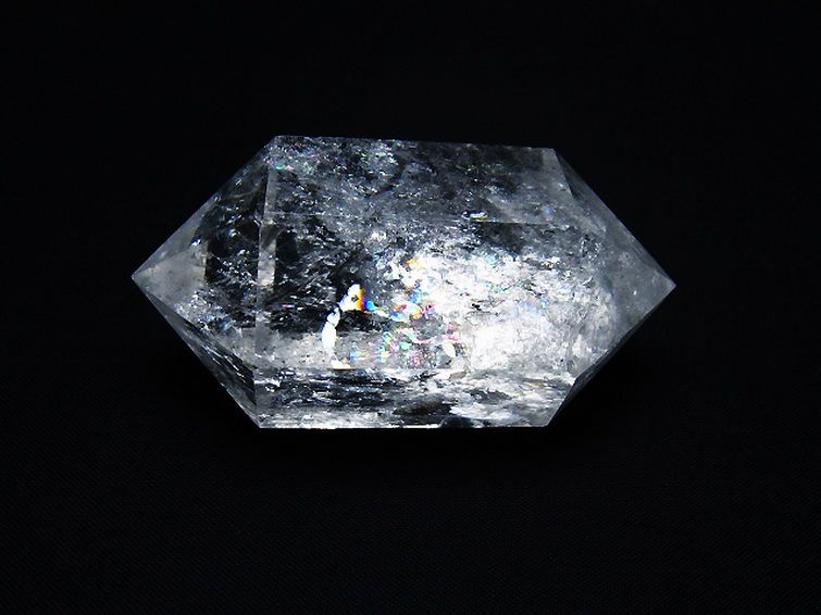 虹入りヒマラヤ水晶ダブルポイント [t98-2734] 3枚目